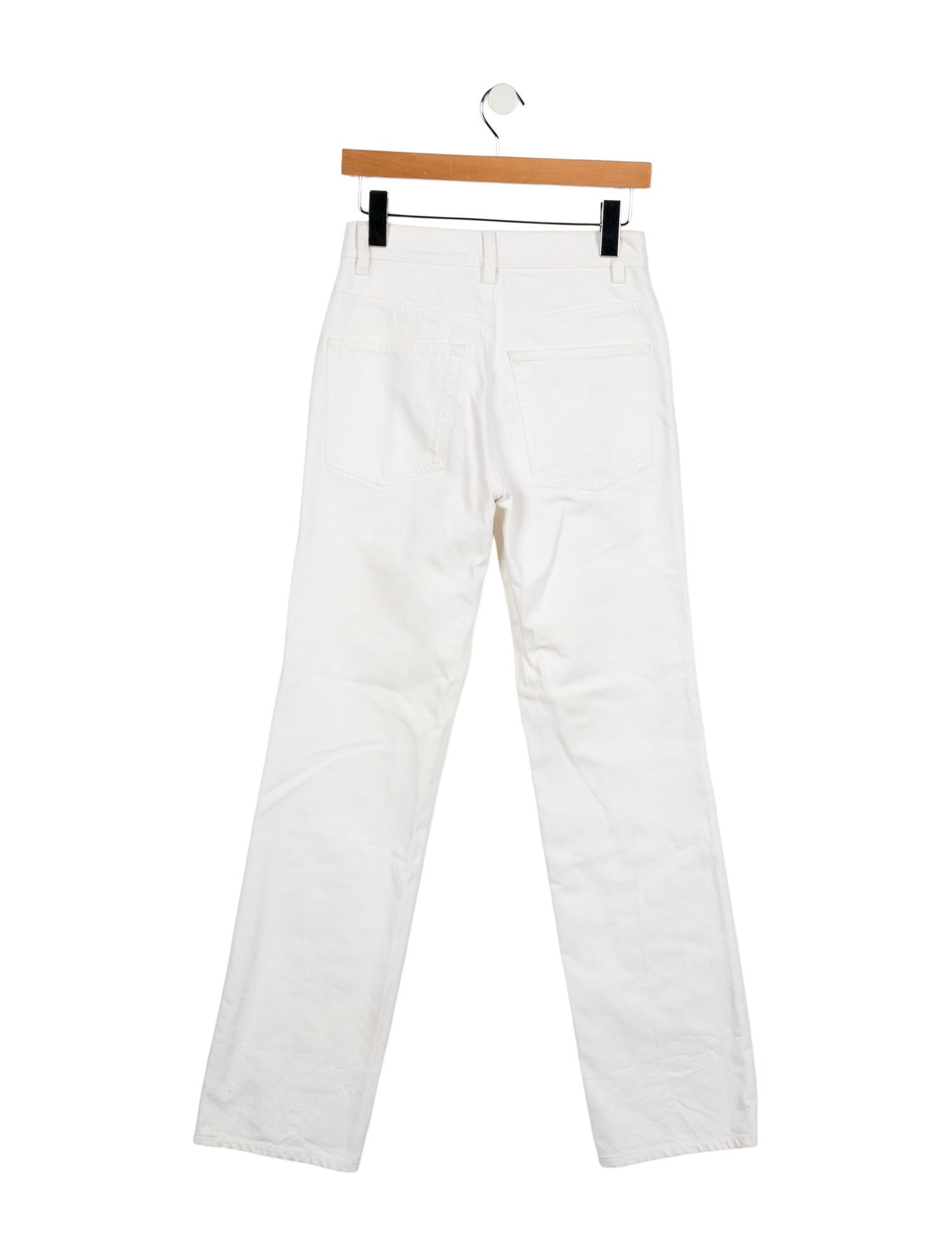 The Row Mid-Rise Straight Leg Jeans