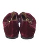 The Row Ava Velvet Mary Jane Flats