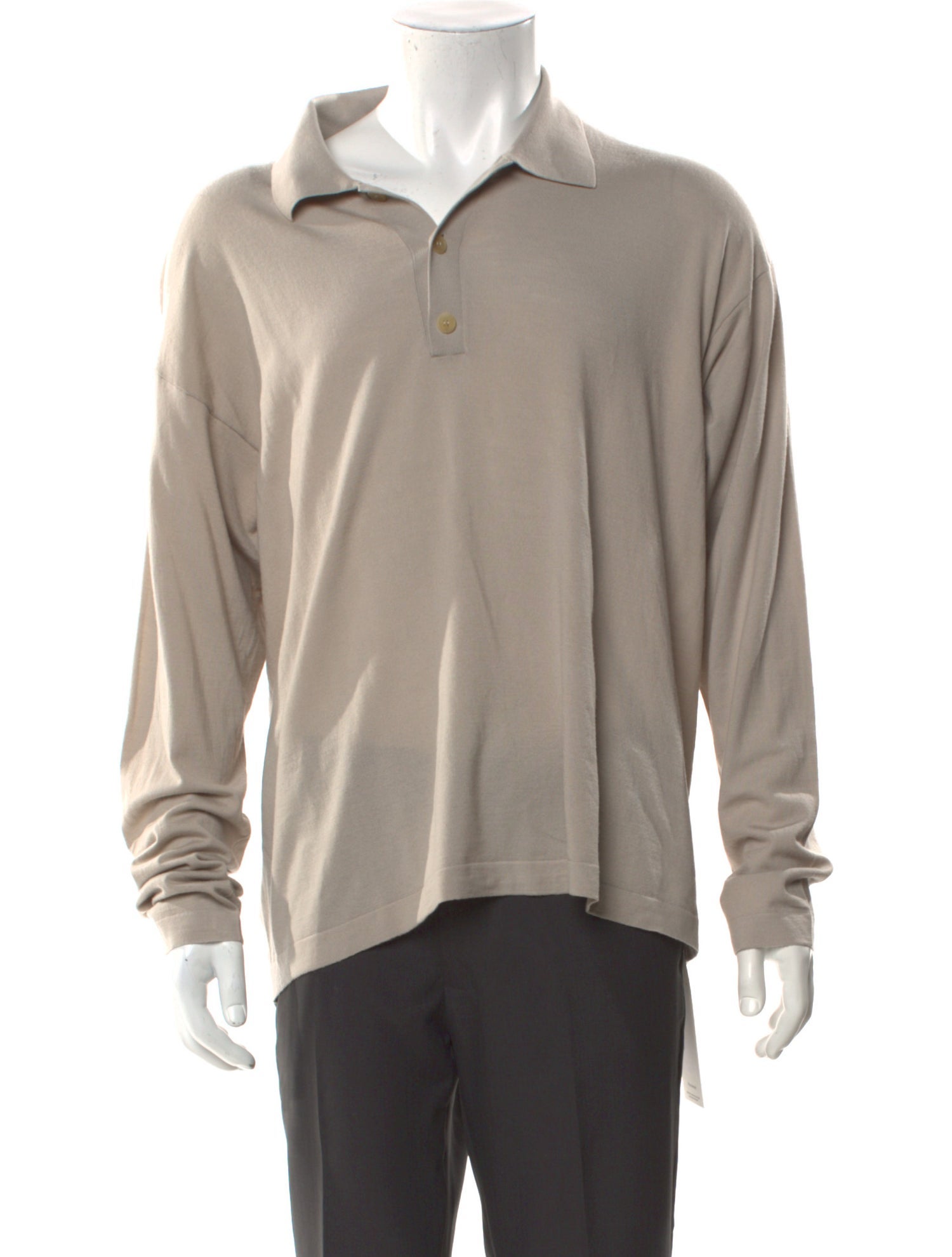 The Row Djon Wool Polo Sweater