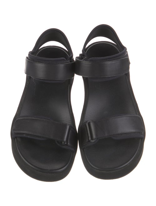The Row Hook and Loop Leather Sandals