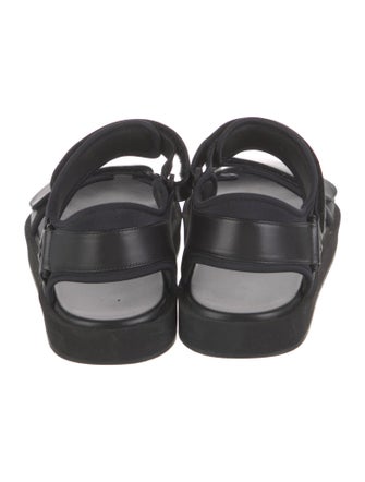 The Row Hook and Loop Leather Sandals