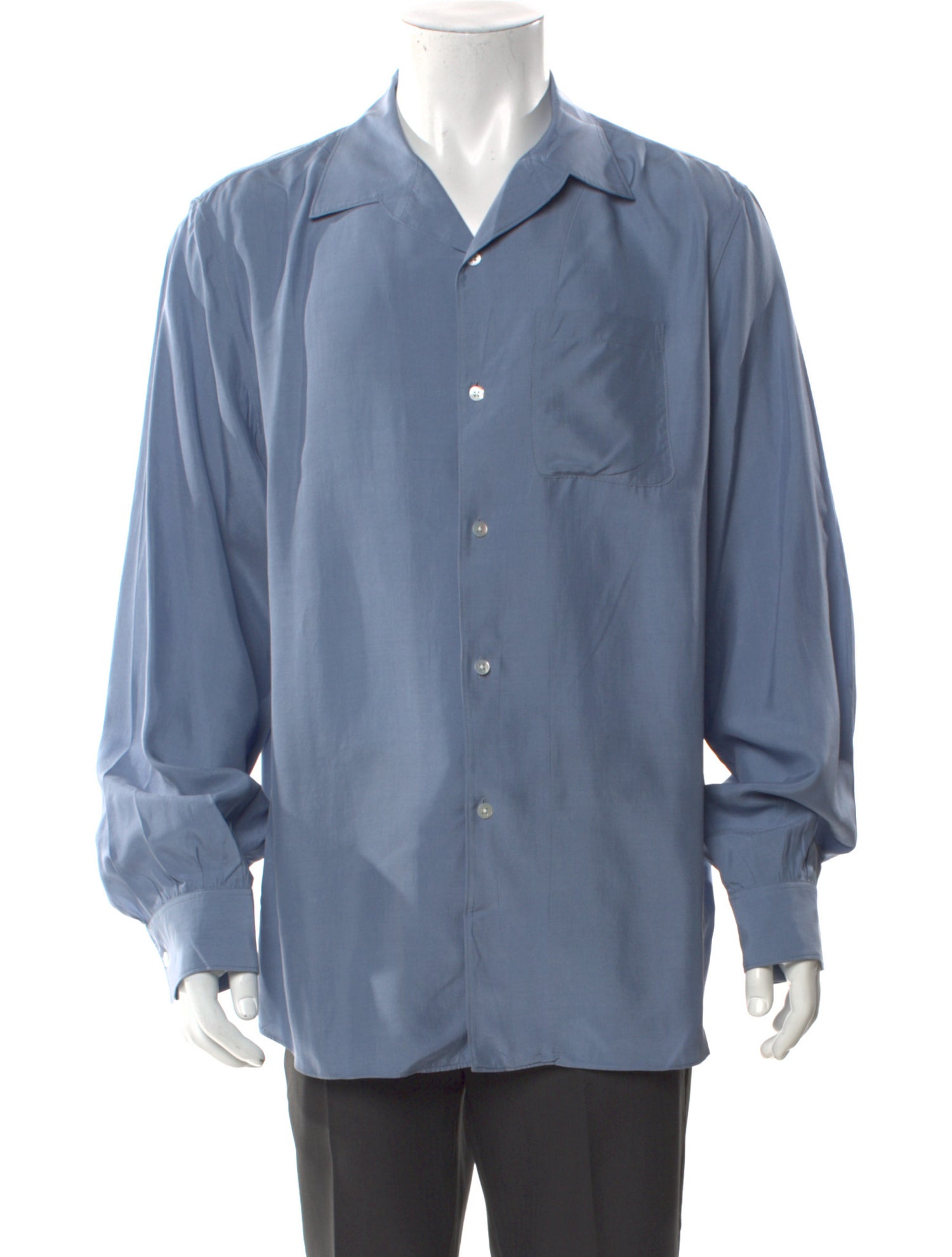 The Row 'Kiton' Silk Shirt