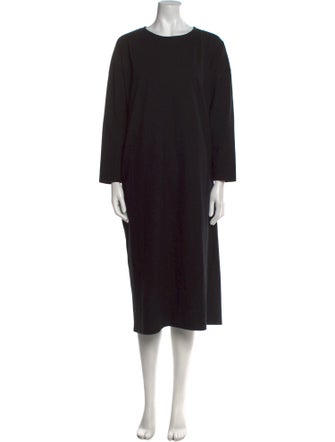 The Row Crew Neck Midi Length Dress