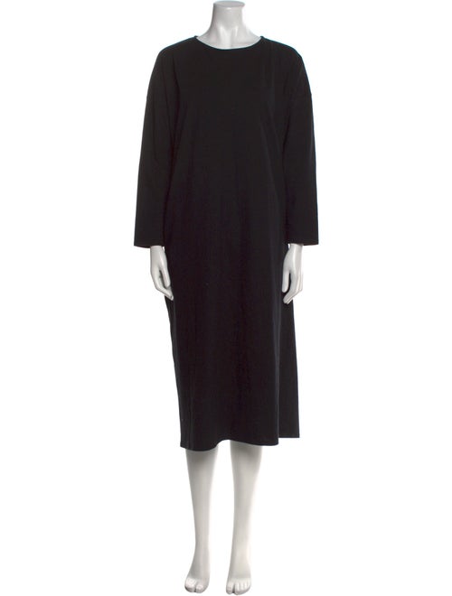 The Row Crew Neck Midi Length Dress