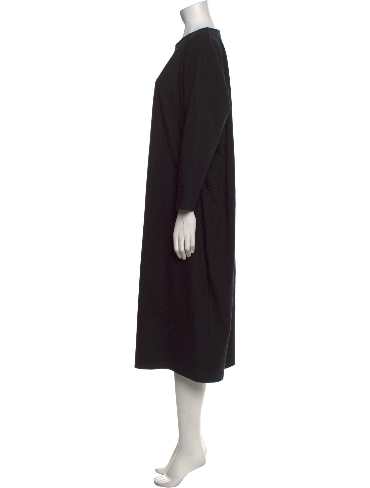 The Row Crew Neck Midi Length Dress