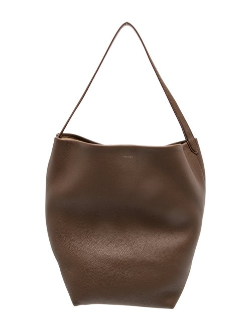 The Row Leather N/S Park Tote Large