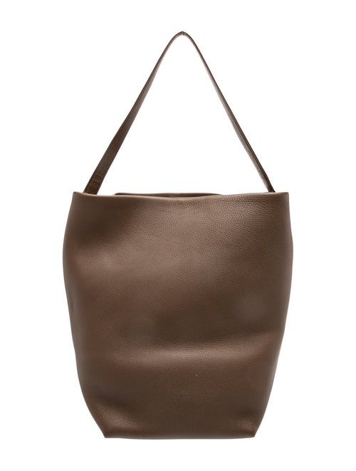 The Row Leather N/S Park Tote Large