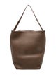 The Row Leather N/S Park Tote Large