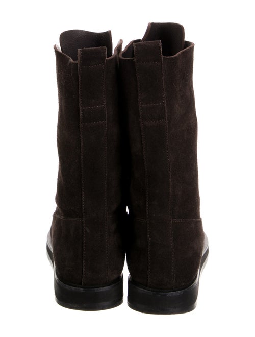 The Row Suede Combat Boots