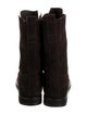 The Row Suede Combat Boots