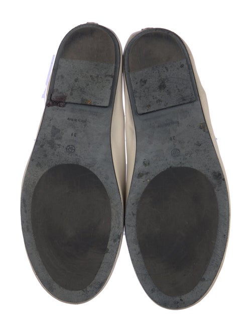 The Row Leather Mary Jane Flats