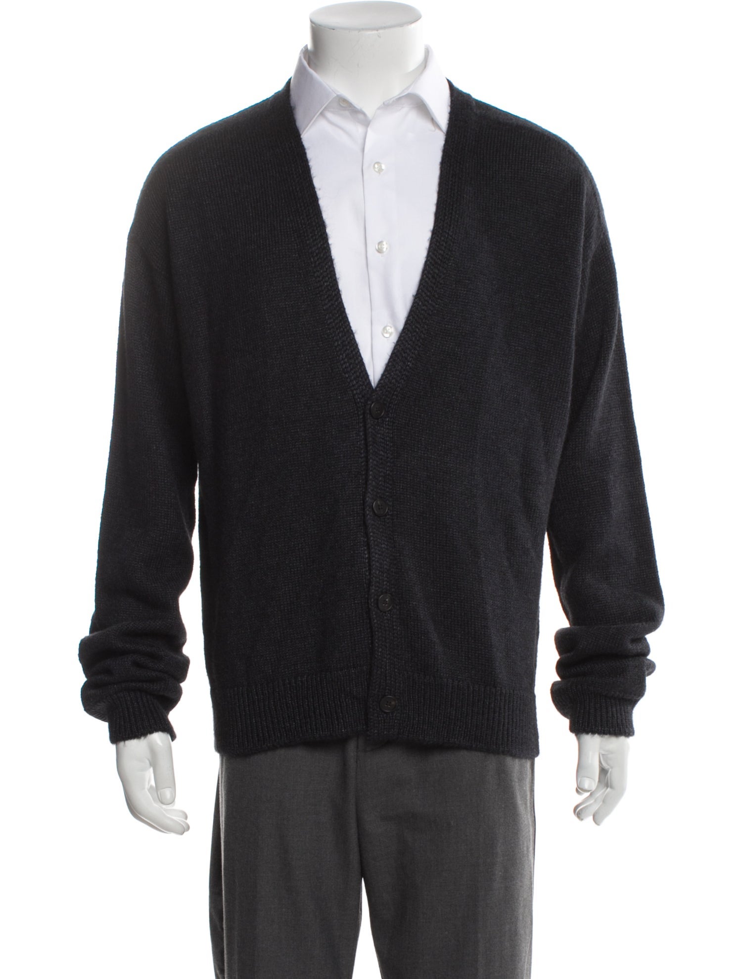 The Row Alpaca V-Neck Cardigan