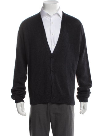 The Row Alpaca V-Neck Cardigan