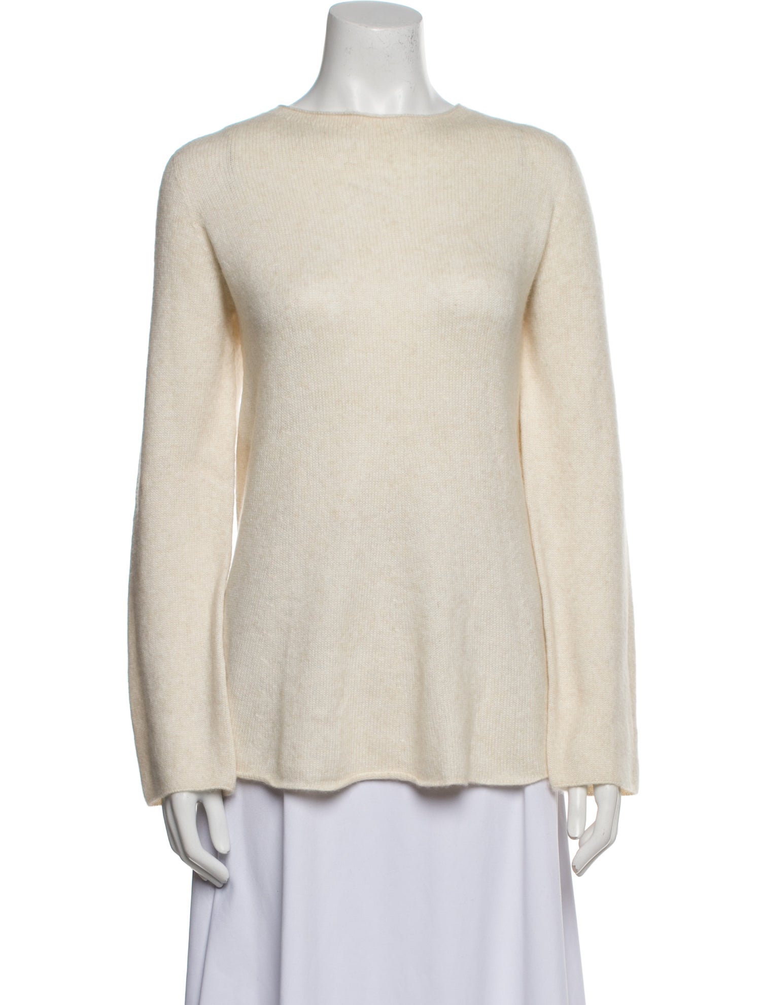 The Row Cashmere Bateau Neckline Sweater