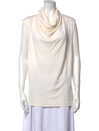 The Row Merino Wool Cowl Neck Sweater