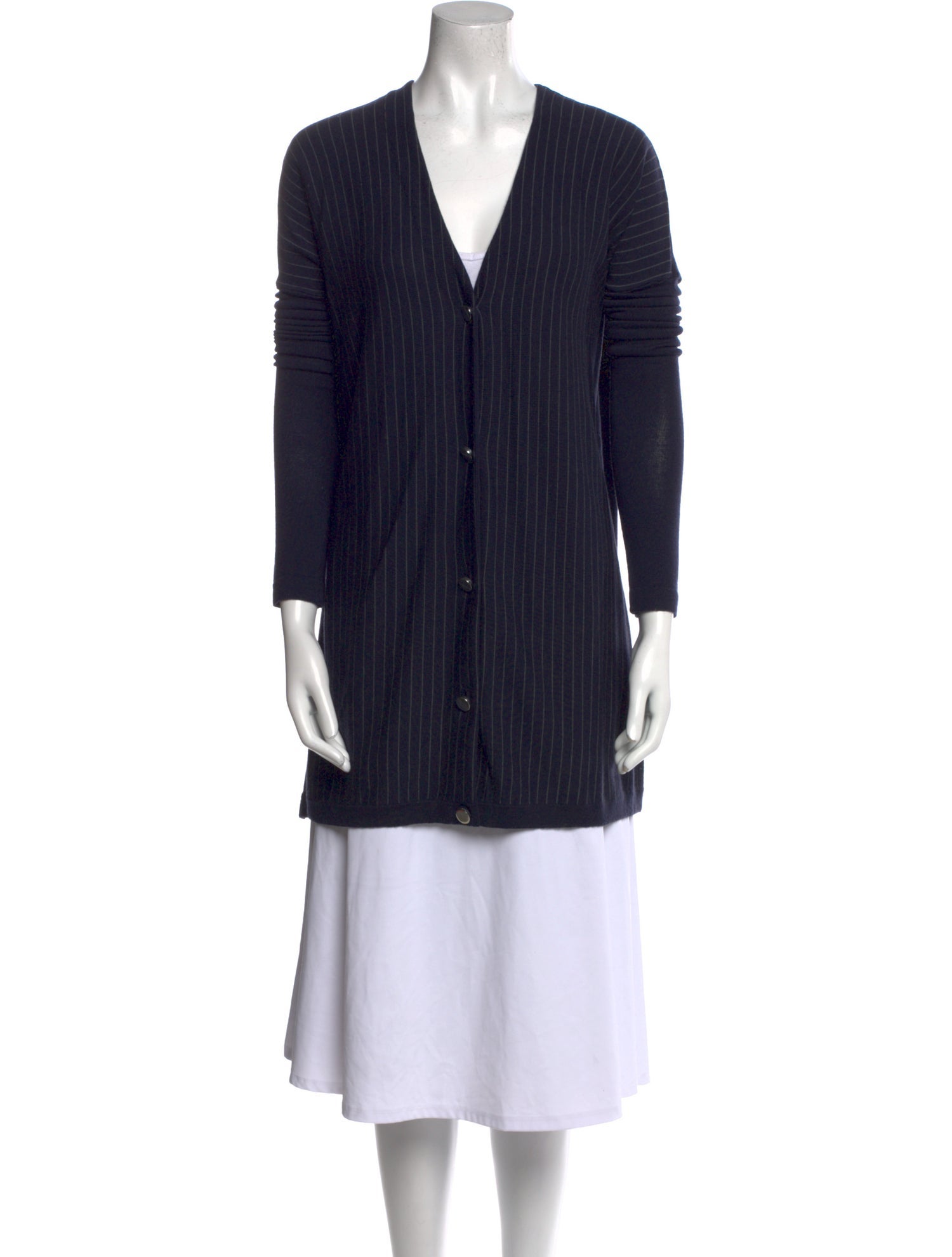 The Row Virgin Wool V-Neck Sweater