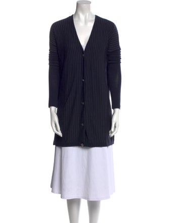 The Row Virgin Wool V-Neck Sweater