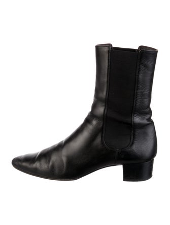 The Row British Leather Chelsea Boots