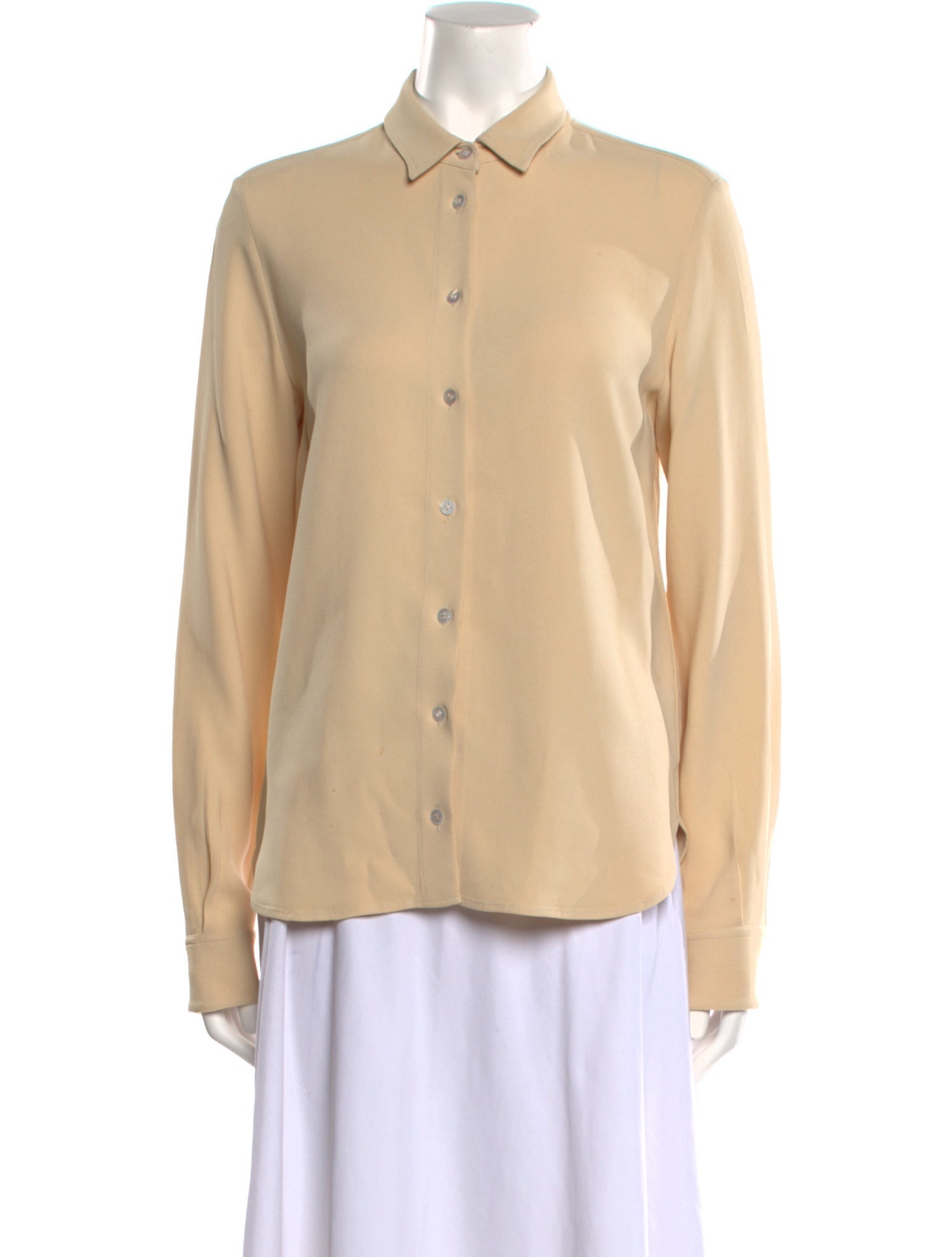 The Row Long Sleeve Button-Up Top