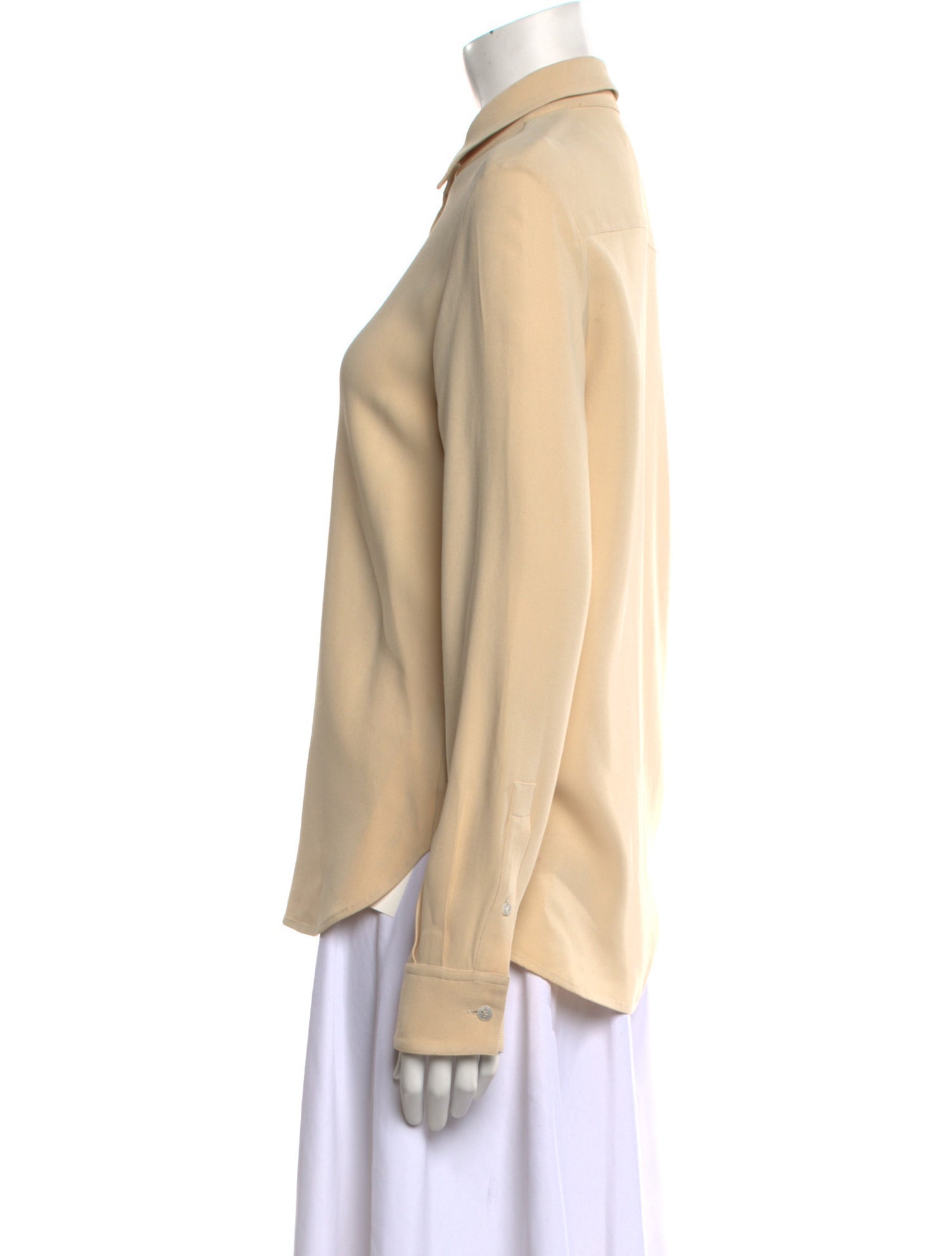 The Row Long Sleeve Button-Up Top