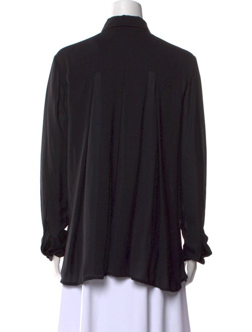 The Row Long Sleeve Button-Up Top