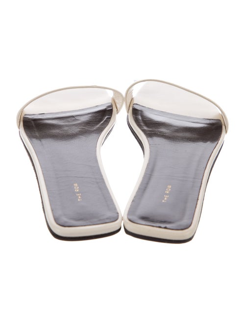 The Row Leather Slides