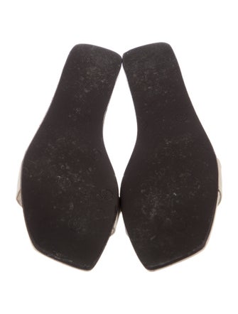 The Row Leather Slides