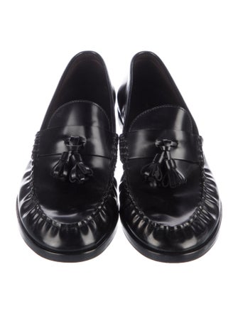 The Row Leather Tassel Accents Boat Shoes