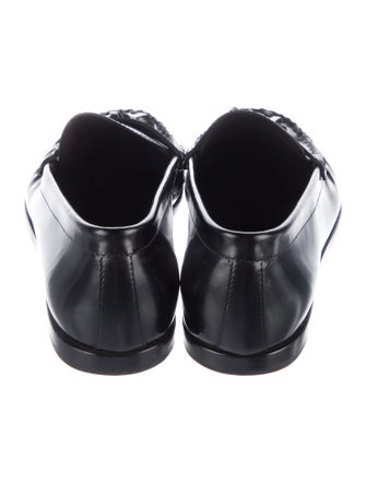 The Row Leather Tassel Accents Boat Shoes