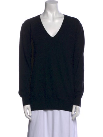 The Row Cashmere V-Neck Sweater