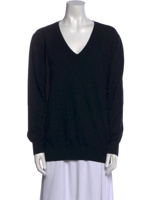 The Row Cashmere V-Neck Sweater