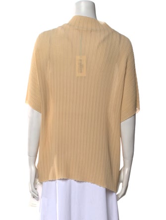 The Row Mock Neck Short Sleeve Top