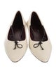 The Row Claudette Bow Leather Ballet Flats