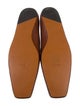 The Row Square toe pump Leather Ballet Flats