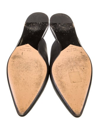 The Row Leather Mules