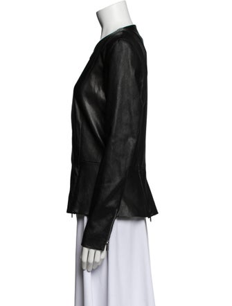 The Row Leather Biker Jacket