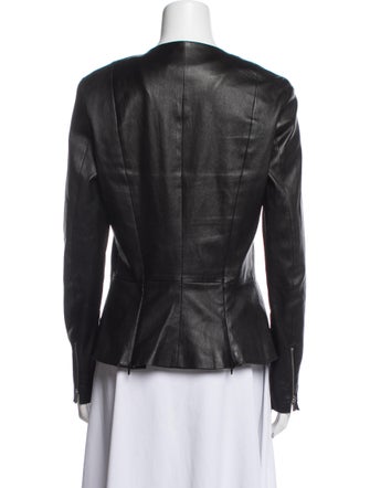 The Row Leather Biker Jacket