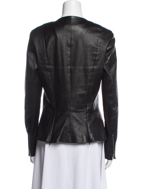 The Row Leather Biker Jacket