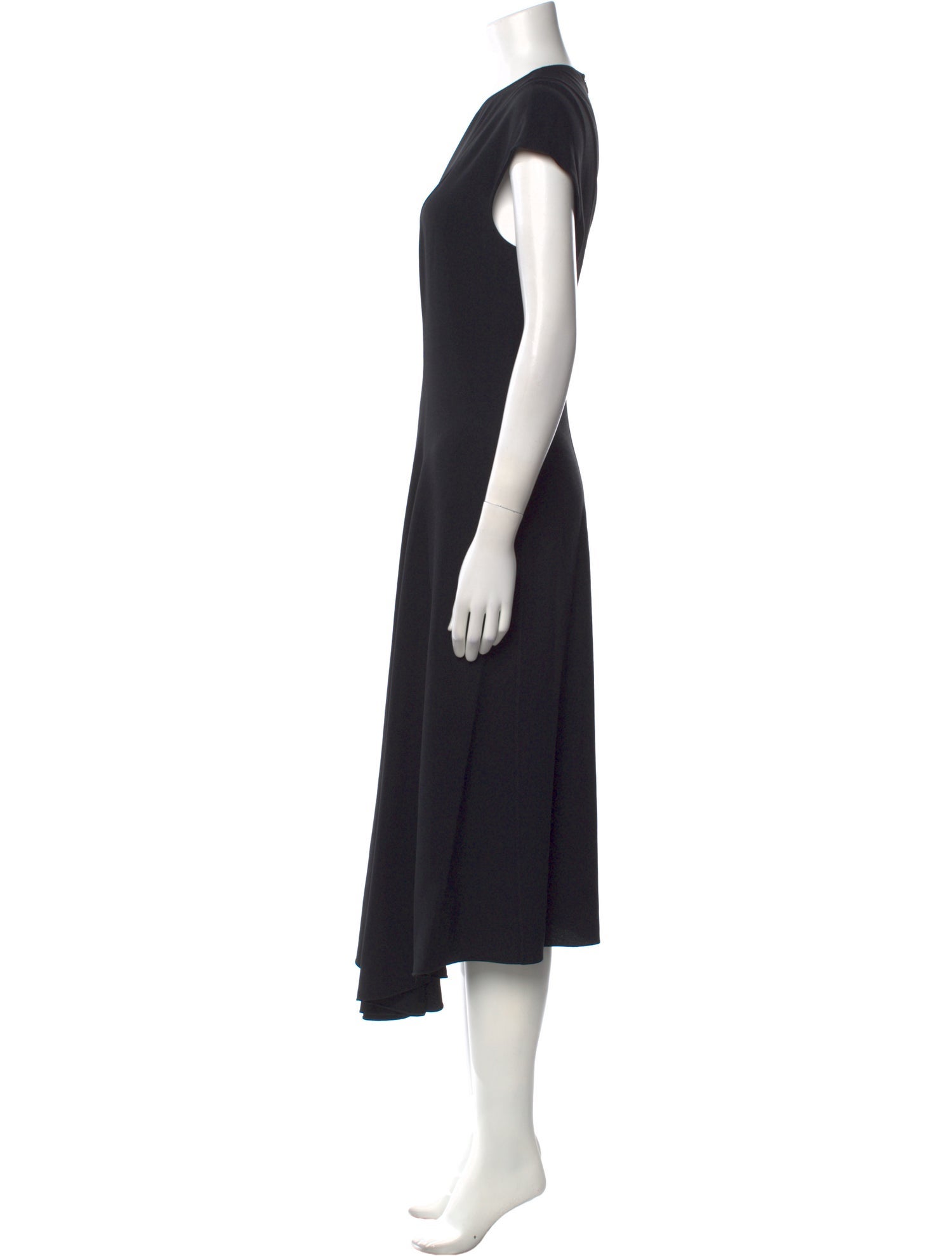 The Row Crew Neck Midi Length Dress