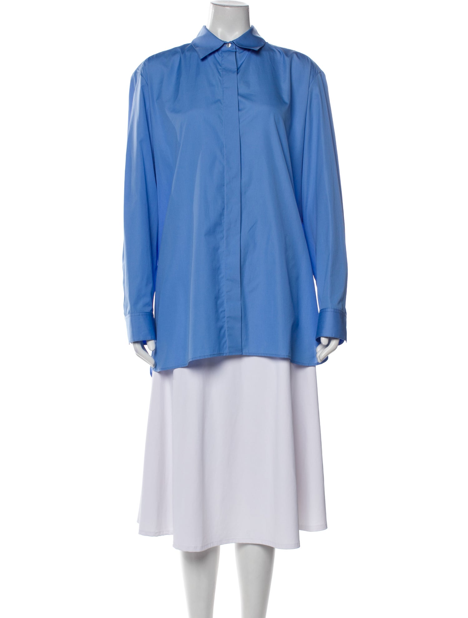 The Row Long Sleeve Button-Up Top