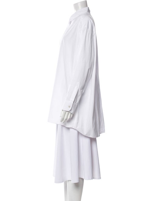 The Row Long Sleeve Button-Up Top