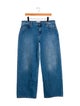 The Row Mid-Rise Wide Leg Jeans