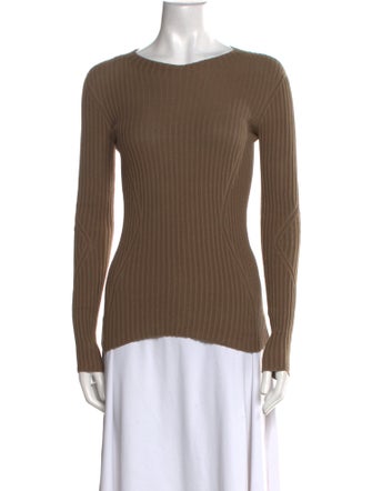 The Row Wool Scoop Neck Top