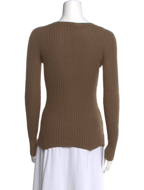 The Row Wool Scoop Neck Top