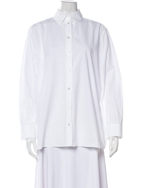 The Row Long Sleeve Button-Up Top