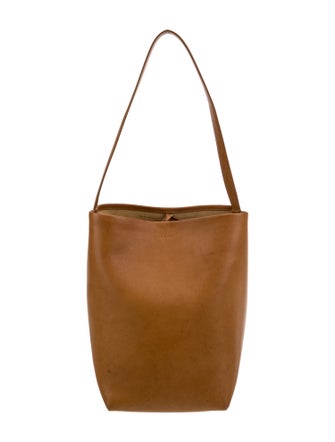 The Row Leather N/S Park Medium