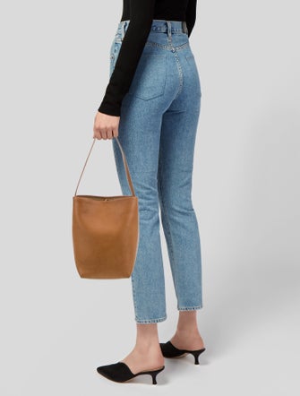 The Row Leather N/S Park Medium