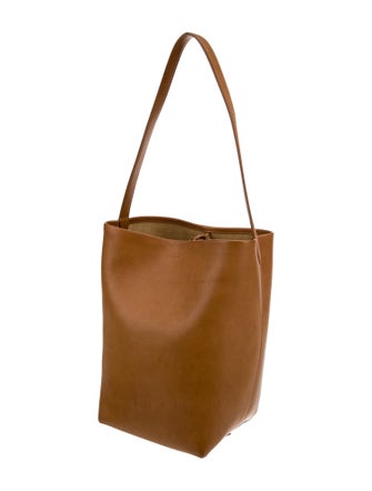 The Row Leather N/S Park Medium