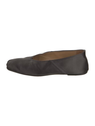 The Row Satin Ballet Flats
