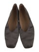 The Row Satin Ballet Flats